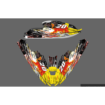 Наклейки на Гидроцикл Yamaha SuperJET 2005 -2009 #2665