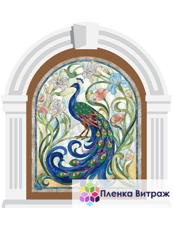 Витражная пленка, витражная пленка самоклеющаяся под заказ,пленочный витраж абстракция