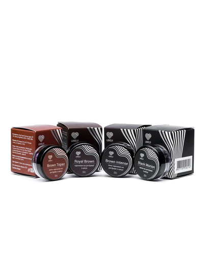 Хна для бровей LOVELY - 6 капсул (2.5 г)