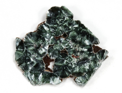 Клинохлор (серафинит), срез полированный с двух сторон, Россия, Иркутская область (28*25*4 мм, 2,7 г) №28394