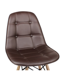 Дизайнерский стул «Квадро», WX-301 (коричневый)