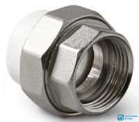 Муфта разъёмная с внутренней резьбой VALFEX 20-1" белая