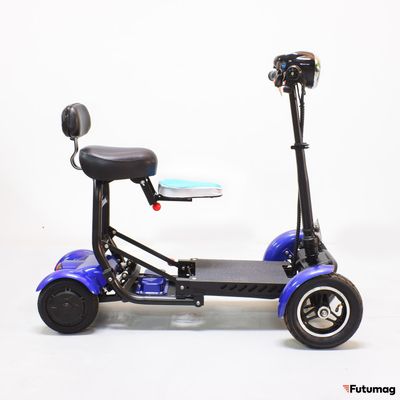Трицикл GreenCamel Кольт 515 (36V 15,6Ah 2x250W) задние мотор-колеса Синий