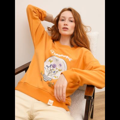 ЖЕНСКИЙ СВИТШОТ "ЦВЕТОЧНАЯ ИДЕЯ"