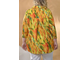 Женская Туника-рубашка большого размера арт. 147146-269 (цвет оранжевый) Размеры 58-80