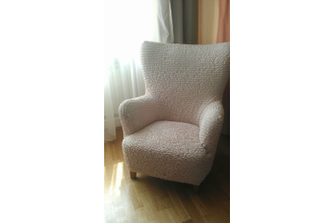 ЧЕХОЛ НА КРЕСЛО МИКРОФИБРА ВАНИЛЬ