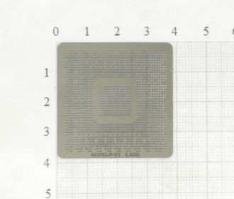 Трафарет BGA для реболлинга чипов компьютера NV MCP7A-P-B1 0.5мм