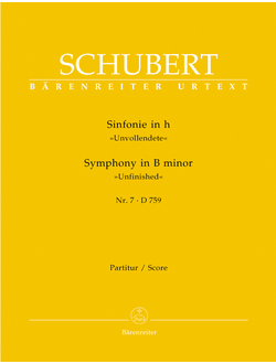 Schubert, Franz Symphony no. 7 in B minor D 759 "Unfinished"