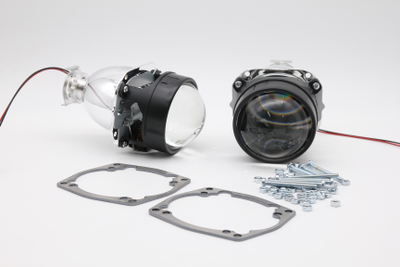 Комплект Mini H1 G6 2.5 дюйма с рамками для замены галогенных линз автомобилей ВАЗ 2110, ВАЗ 2111, ВАЗ 2112 (1997 - 2007. в.)