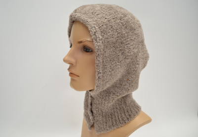 Капюшон вязаный зима 2026