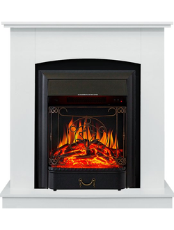 Royal Flame "Barcelona" (белый) с очагом Majestic FX