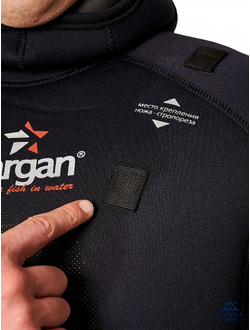 Гидрокостюм неопрен 11мм SARGAN "СИВУЧ 2.0" р.ML-50/52