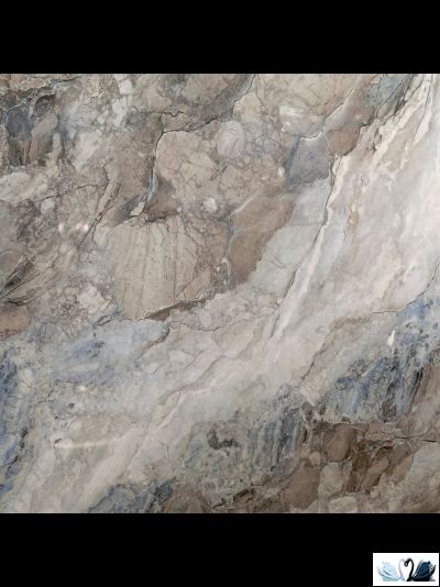 Керамогранит FMAX The Wizard Of Oz 6mm glossy 120x280 см серо - голубой