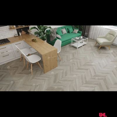 Кварцвиниловая плитка Alpine Floor Сhеvrоn LVТ Дуб Фантазия ЕСО 20-1 43 класс толщина 2.5 мм с фаской клеевая 1.9736 м2