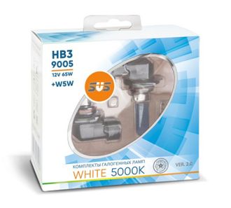 SVS White HB3 9005 P20d 12v 65w 5000K