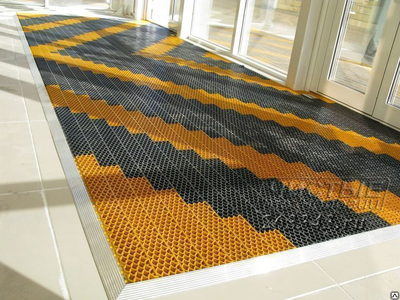 Грязезащитное модульное покрытие из ПВХ