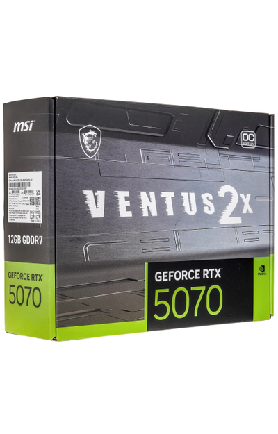 Видеокарта MSI GeForce RTX 5070 Ventus 2X OC 12GB