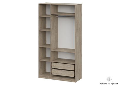 ШК 5 1200 шкаф распашной Дуб Эндгрейн/Меланж