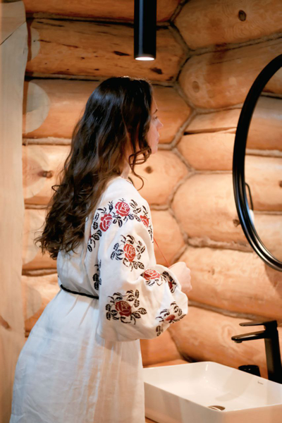 Платье рубаха "Розы"