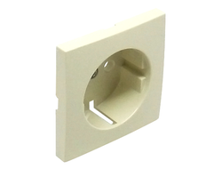 Efapel 90631 TMF, Лицевая панель розетки 2К+З, без шторок, бежевая