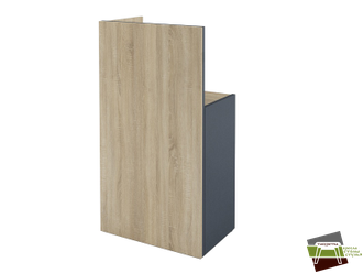 Модуль стойки угловой I-84 левый/правый 618*393*1151 (Ш*Г*В) Дуб Сонома/Антрацит