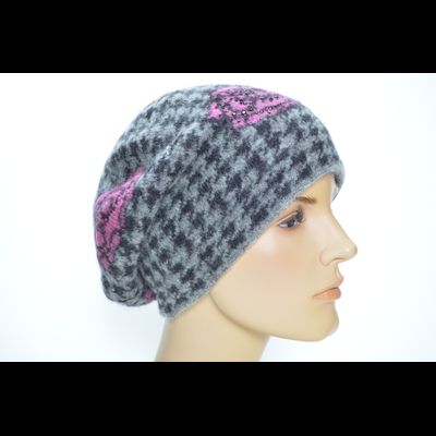 Берет Vizio 1370 B серый с черным