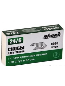Shark, 24/6, 1000шт. в упаковке