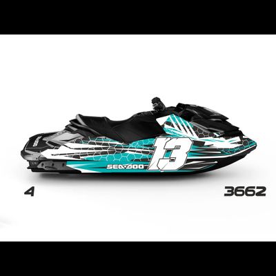 Наклейки на Гидроцикл SeaDoo BRP RXT RXP 215 260 300 #3662