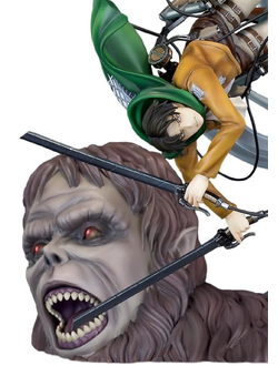 Фигурка Леви и Титан-зверь (Levi, Kemono no Kyojin)