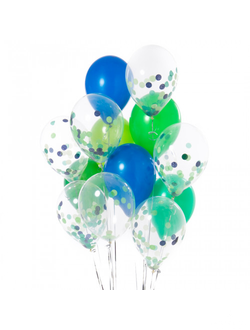 Связка шаров "Динозавры" 15шт