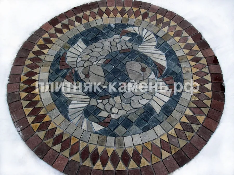 каменные ковры из натурального камня