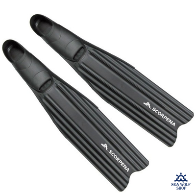 Ласты длинные 45/46 Scorpena A черные сред.жестк. XL