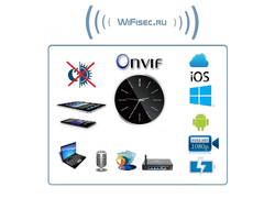 IP видеоняня WiFi/LAN (Настенные часы  чёрные, круглые) с аккумулятором и с DVR, Full HD 2 Mp (HDSmartIPC)
