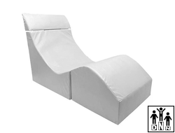 Терапевтическое релаксирующее кресло "Кубик" Большой - L60xB40xH50 красный