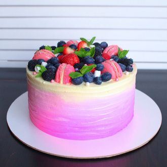 Торт с ягодами № 4
