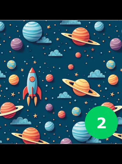 Бумага упаковочная для подарков "Дети" (микс), лист 70*100см