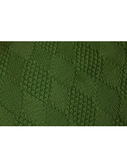 Плед вязаный "Ромб"