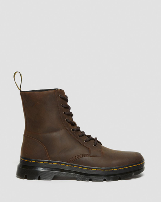 Dr. Martens COMBS CRAZY HORSE LEATHER CASUAL BOOTS