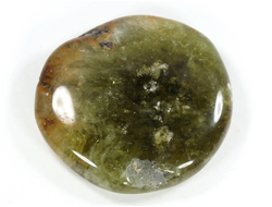 Гранат зеленый (Гроссуляр), полировка плоская, ЮАР (43*40*10 мм, 42 г) №35643