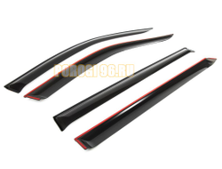 Дефлектор окон для Volkswagen Teramont с хром. молдингом по краю дверей 2018-