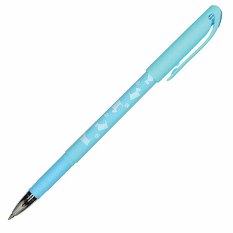 Ручка стираемая гелевая BRUNO VISCONTI "Щеночки", СИНЯЯ, узел 0,5 мм, линия письма 0,3 мм, 20-0259, 24 шт.