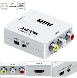 Переходник AV2HDMI (гнездо HDMI выход - гнезда 3*RCA)