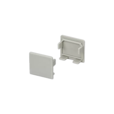 Заглушка к профилю 6123 глухая (Пластик) артикул 006123-1