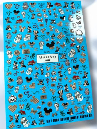 Слайдеры для ногтей LINZA 8*12 см LZ-047