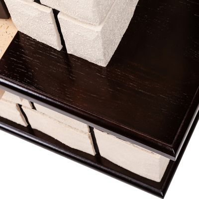 Электрокамин Stone AO с очагом 3D Cassette 630