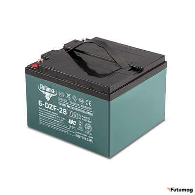 Тяговый аккумулятор RuTrike 6-DZF-28 (12V28A/H C3)