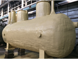 Теплоизоляция емкости, цистерны, резервуара, бака пенополиуретаном