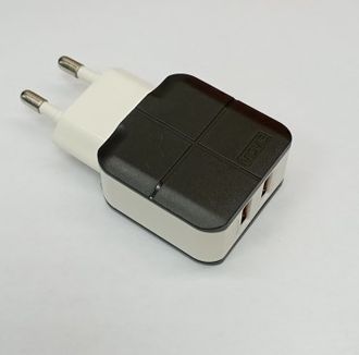 Сетевое зарядное устройство USB 2.4A, 2 выхода USB Vidvie PLB204 (гарантия 14 дней)