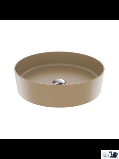 Раковина Creavit Loop Cappucino LP145 диаметром 45 см, бежевая, купить в магазине Marysя Краснодар