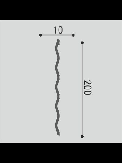 Bello Deco стеновая 3d панель из дюрополимера СП 01/2,6